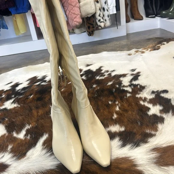 Revolve Raye Jonathan Boot in Bone